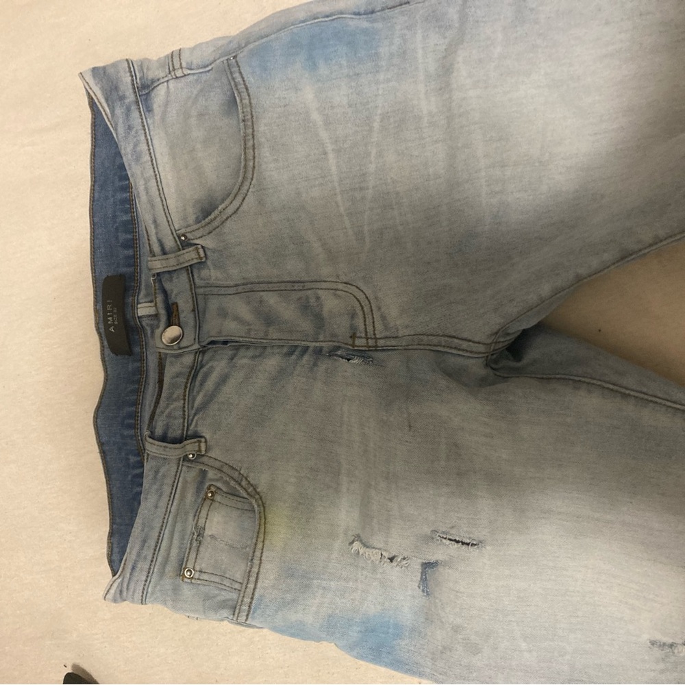 Blue Amiri jean shorts - Picture 2 of 3